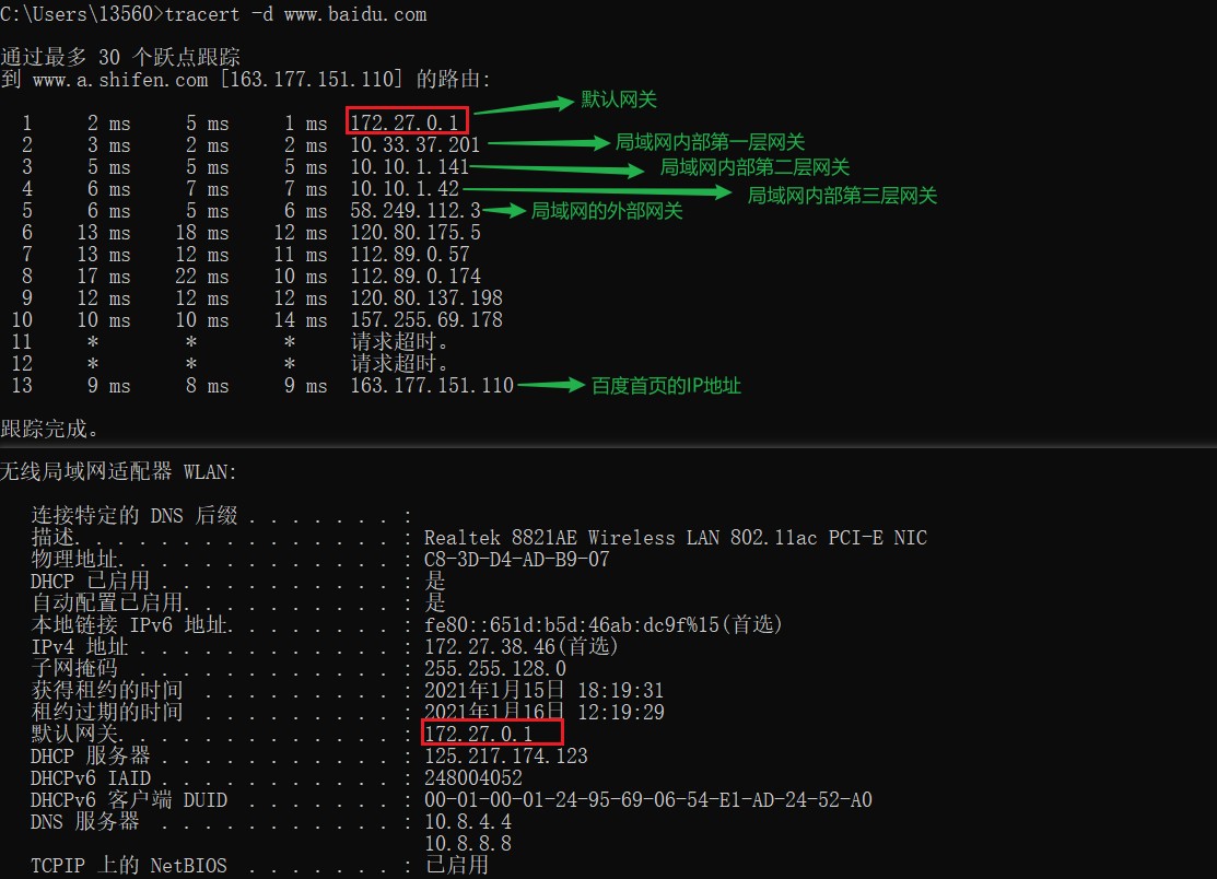 tracert